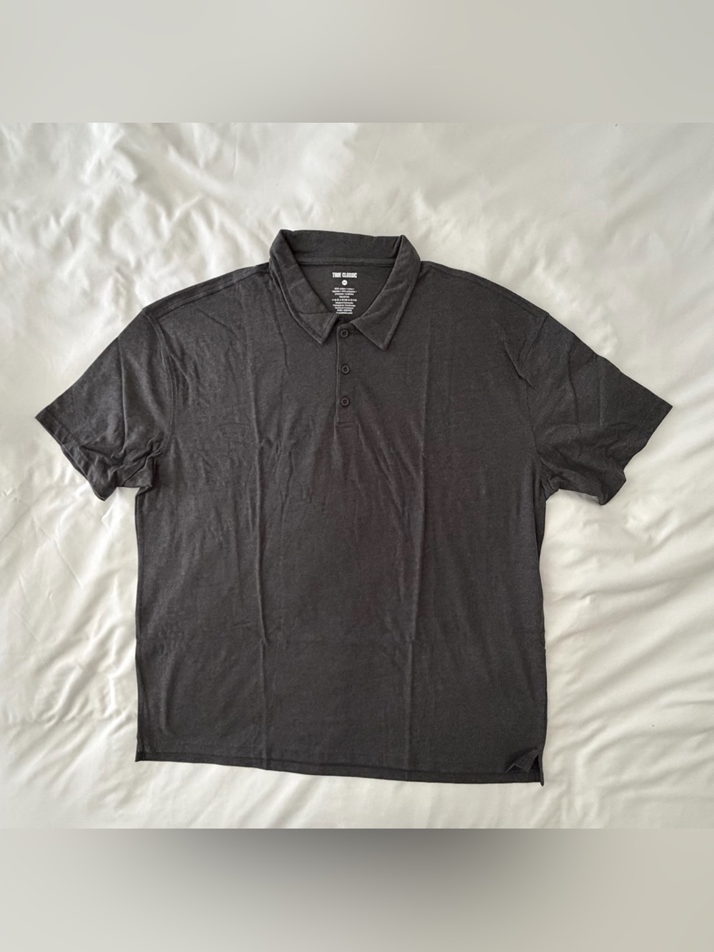 True Classic NWT Grey Polo Shirt XXL
